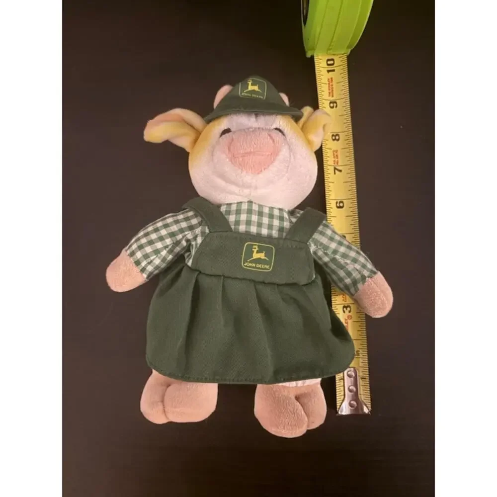 John Deere Plush Toy Cow Mary Moo Moos Farmer Stuffed 1999 Farmhouse Decor
